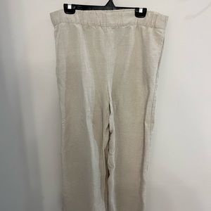 H&M Linen-Blend Pants Size L